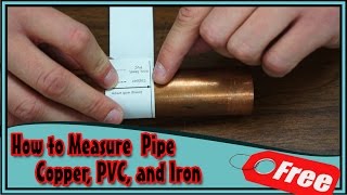 How to Measure Pipe Diameter Size Free Tool Download [upl. by Enram]