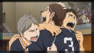 Karasuno vs Shiratorizawa Last Point  Haikyuu [upl. by Fitting609]