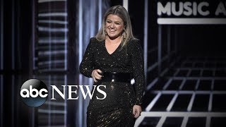 Kelly Clarkson explains recent weight loss [upl. by Annaiuq]