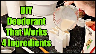 DIY All Natural Deodorant at Home Just 4 Ingredients [upl. by Apollus]