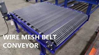 Wire Mesh Belt Conveyor [upl. by Bergstein]