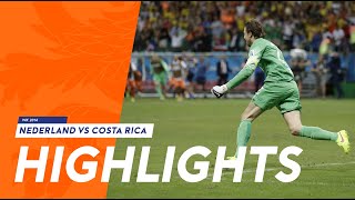 Highlights Nederland  Costa Rica 43 ns 13062014 WK 2014 [upl. by Gnouh]