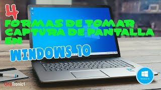 4 formas de tomar captura de pantalla en windows 10 PC  Laptop [upl. by Emoryt]