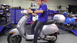 Vespa LX Scooter Review [upl. by Hulburt]