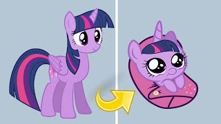 Twilight Sparkle as Baby MLP [upl. by Ettelohcin526]