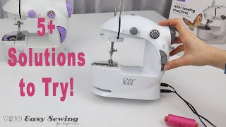 Mini Sewing Machine Not Stitching Troubleshooting Tips to Try Part 1 [upl. by Fitzgerald624]