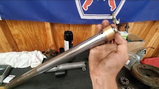 Triumph 650 Fork Leg Rebuild [upl. by Rubliw]