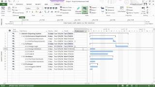 07 How to enter predecessor information to create a project schedule [upl. by Frechette]