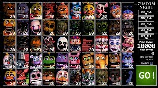 Ultimate Custom Night Main Menu Soundtrack OST  Eisoptrophobia  1 HOUR [upl. by Adamson587]