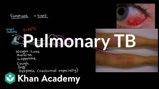 Pulmonary TB  Infectious diseases  NCLEXRN  Khan Academy [upl. by Meggs]