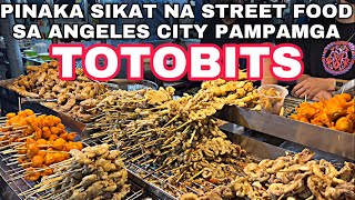 STREET FOOD PHILIPPINES  TOTOBITS STREET FOOD  ANGELES CITY STREET FOOD TRIP [upl. by Naraj]