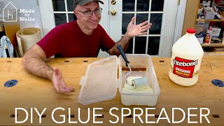 DIY GLUE SPREADER Woodworking Glue Up with Titebond Wood Glue that Works [upl. by Bolen]