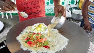 Bombay Omelette Curry  Amul Butter Egg Recipe  Street Food Surat  Mouth Watering Street Food [upl. by Ahsatin826]