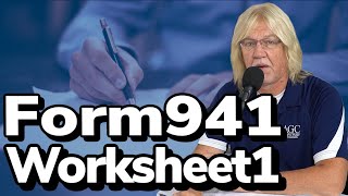 How to Fill Out Worksheet 1 of the NEW Form 941  An EASY Step by Step Guide [upl. by Ordnasil]