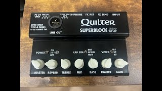 Quilter Superblock US Demo [upl. by Nicolau]