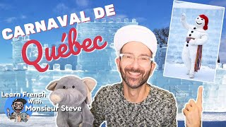 Carnaval De Québec  Winter Carnival  Vocabulaire Français  French Vocabulary For Kids [upl. by Nam]