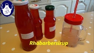 Rhabarbersirup  selbst gemacht [upl. by Shotton]