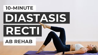 10 Minute Abs After Baby 8 Diastasis Recti Safe Ab Exercises [upl. by Elreath]