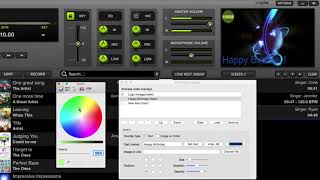 LYRX Karaoke Software For MAC  Text Image And Video Overlays [upl. by Esiahc]