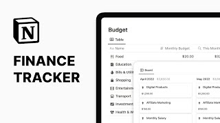 How I use Notion to organize my finances [upl. by Leirum714]