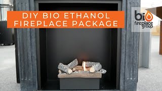 DIY Bioethanol Fireplace Package  how to make your own bioethanol fireplace  Bio Fireplace Group [upl. by Onitnelav763]