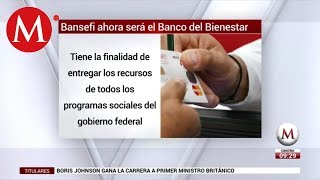 Bansefi se transforma ahora será el Banco del Bienestar [upl. by Ackerley]