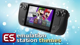 Steam Deck Guide Custom EmulationStation Themes [upl. by Roban482]