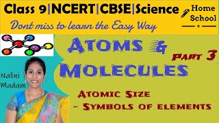 Atoms and Molecules Class 9 Science Part3 [upl. by Bobby942]