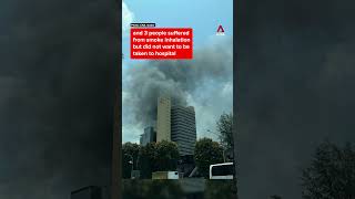 Fire at Singapore’s Golden Mile Tower [upl. by Kcirrem]