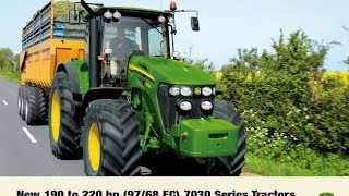 John Deere 7030 series official product video compilation [upl. by Nayr327]