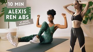 10 Minute Alexis Ren Ab Workout With Beeps  Music  Motivation [upl. by Artiek818]