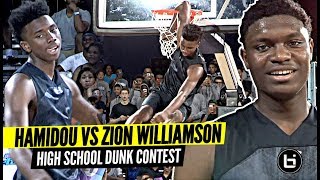 Hamidou Diallo vs Zion Williamson INSANE High School Dunk Contest 2020 NBA Contest Preview [upl. by Drarreg]