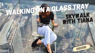 Mahanakhon Skywalk  Highest Rooftop in Bangkok  Thailand 🇹🇭 4K [upl. by Tiduj]