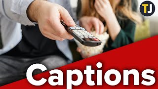 How to Control Closed Captioning on YouTube TV [upl. by Airdnaxila]