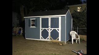 Heartland 8x12 Shed Lowes [upl. by Claud]