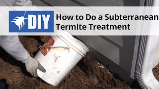 How To Do a Subterranean Termite Treatment [upl. by Neiman76]