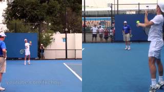 Richard Gasquet  Forehand in Slow Motion HD MultiAngle View [upl. by Milburr]