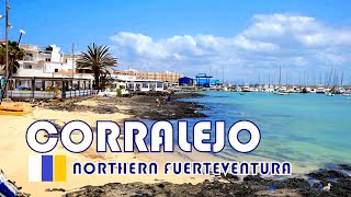 Fuerteventura  Corralejo  Beaches Harbour and Old Town [upl. by Addiel]