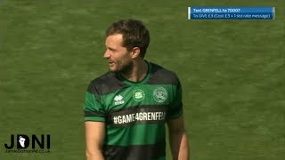 Jamie Dornan  Game4Grenfell Match Highlights [upl. by Han]