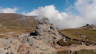 The Sphinx and Babele Rock Formations  Bucegi Mountains Plateau  Romania  4K [upl. by Eromle]