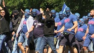 Lazio amp Wisla corteo in Rome 2015 [upl. by Schrick]