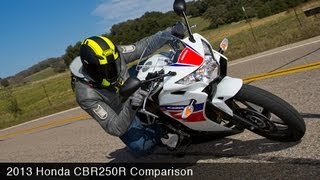 2013 Honda CBR250R Comparison Review [upl. by Atsyrt]