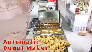 Automatic Donut Maker Machine  Donuts Frying Molding Machine [upl. by Ladnar]