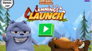 Lemmings Launch Grizzy and The Lemmings GamePlay [upl. by Granger]