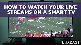 How to Watch a Live Stream on your Smart TV [upl. by Zilef]