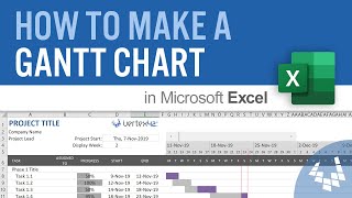 How to Make a Gantt Chart in Excel [upl. by Rasec]