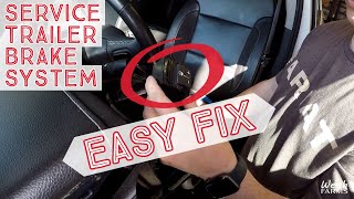 Silverado Service Trailer Brake System Fix [upl. by Ennairoc]