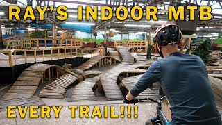 Full Tour of Rays Indoor MTB Park Cleveland Ohio [upl. by Mialliw]