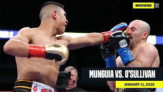 FULL FIGHT  Jaime Munguia vs Spike OSullivan DAZN REWIND [upl. by Anahc]