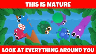 This is Nature  Save the Earth Songs  HiDino Kids Songs [upl. by Auhs]